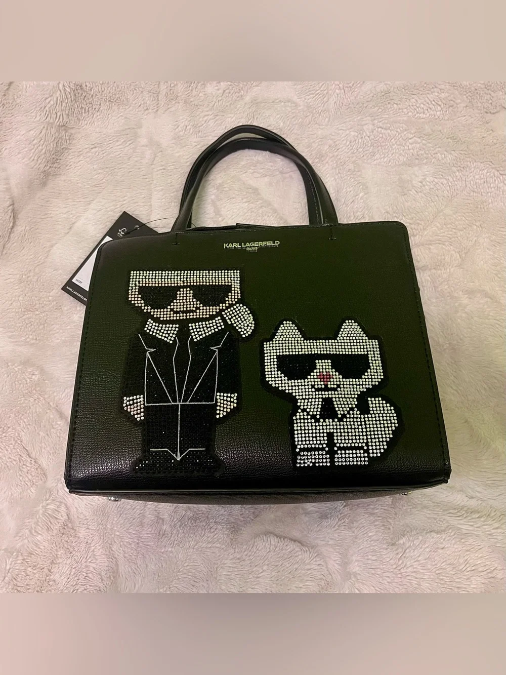 KARL LAGERFELD PARIS Maybelle Small Satchel Bag